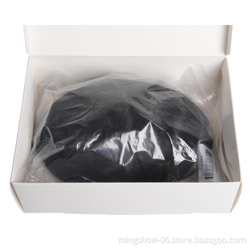 Full PU quality virgin human hair toupee black men, cheap hair piece toupee